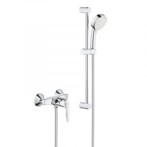 Grohe New Tempesta Cosmopolitain 100 ensemble de douche 2 jets + mitigeur douche 1/2", chrome (23632000-26076002)
