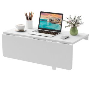 Table pliante murale Coast - blanc - 80 x 60 x 45 cm