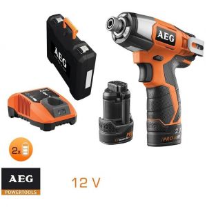 AEG Powertools Visseuse à choc ultra compacte 12V BSS 12C LI-202C