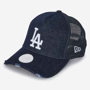A New Era Trucker Women La Denim Marine/blanc
