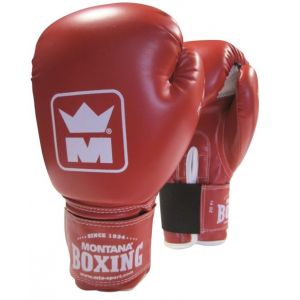 Montana Gants de boxe -Gants Rouge 12 oz (4518-R12)----Gants Rouge 12 oz (4518-R12)---------Gants Rouge 12 oz (4518-R12)-------