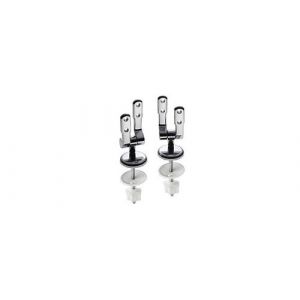 Waterful T335510 T335510 charnières pour abattant WC universelles, pour axes en bois, bleu