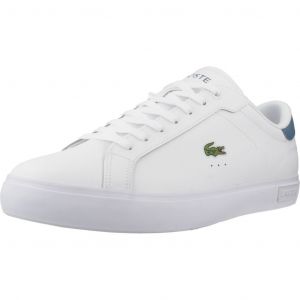 Lacoste Chaussures Powercourt blanc pur bleu - 43