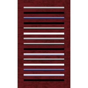Mani Textile - Tapis Rayures Bordeaux Dimensions - 120x180