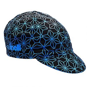 Cinelli Glacé Casquette de Cyclisme, Bleu/Noir, Taille Unique Mixte