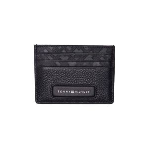 Tommy Hilfiger Porte-cartes Monogram en cuir