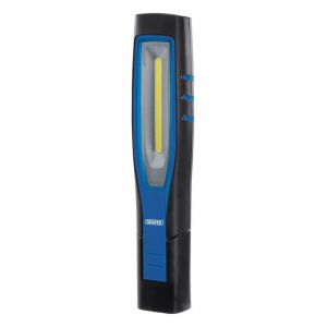 Draper Tools Baladeuse rechargeable USB LED COB SMD 1000 Lumens bleue