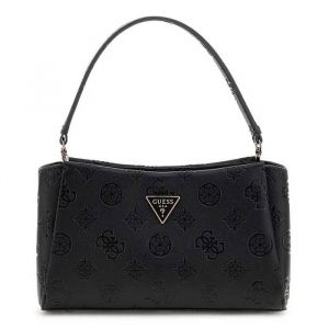 Guess Tisha Schultertasche Umh&auml;ngetaschen 1 ct Schwarz Damen (93.59 &euro; / 1 ct)