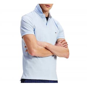 Tommy Hilfiger 1985 Regular Polo, Bleu sucré, M Homme