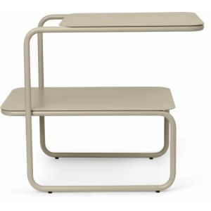 Image de Ferm Living Table d'appoint Level / 55 x 35 cm - Métal beige en métal