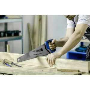 Scie manuelle Hogert HT3S206; 500 mm; pour le bois