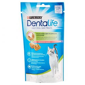 Dentalife Purina Daily Oral Care, collation Dentaire, Prix pour Chats, saveur Saumon 40 g
