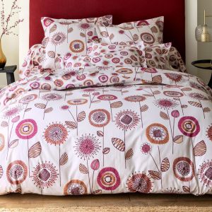 Housse de couette coton FIFTY ROSE - rose