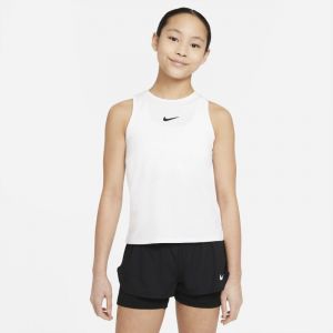 Nike Débardeur de tennis Court Dri-FIT Victory pour Fille plus âgée - Blanc - Taille L - Female