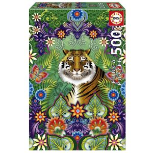 Educa Puzzle 500 pièces : Tigre Du Bengale