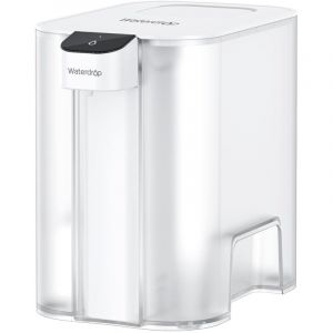 Waterdrop Eletric Water Filter Jug avec filtre 3 mois, réduit le chlore, le plomb, le mercure, les PFAS, le PFOA/PFOS, 757 litres, blanc