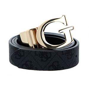 Guess Ceinture r&eacute;versible et avec boucle logo Multicolore - Taille 85