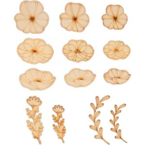 Art&eacute;mio 21 Silhouettes Fleurs Bois - Mon Essentiel