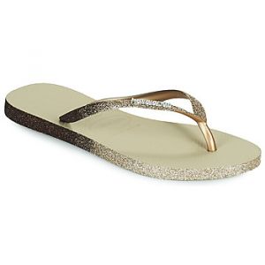 Havaianas Tongs SLIM SPARKLE II - Couleur 35 / 36,37 / 38,39 / 40,41 / 42,33 / 34 - Taille Beige