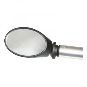 E'newton RÃ©troviseur vÃ©lo Newton ovalise  pour extrÃ©mitÃ© de cintre (5x8cm)