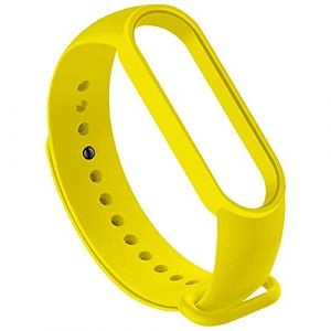 Bracelet en silicone jaune OcioDual pour Xiaomi Mi Smart Band 5/6