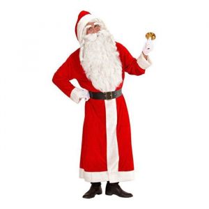 Widmann Costume de Père Noël en velours super luxueux pour homme