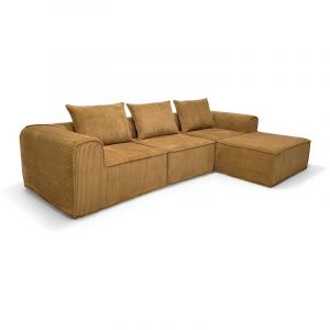 Now's Home Canapé d'angle en tissus, COCOON