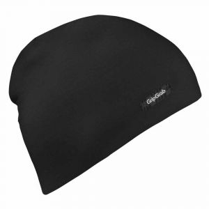 GripGrab Merino Polyfibre Lightweight Beanie, black M Bonnets sous casque