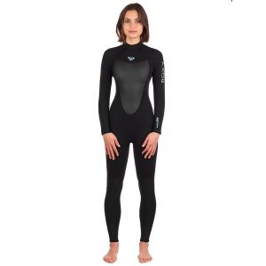 Roxy Women's 3/2 Prologue Women Back-Zip Flt - Combinaison de surf taille 14, noir