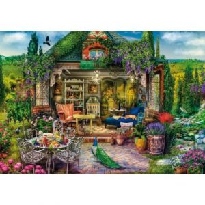Clementoni Puzzle Compact 1000 pièces : Escapade au Pays des Vins