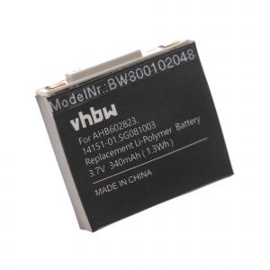 Vhbw Batterie Compatible Avec Gn Netcom Gn9125, Gn-Nordkom Gn9120 Casque Audio, Écouteurs Sans Fil (340mah, 3,7v, Li-Polymère)