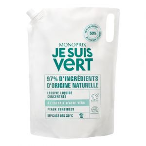 Monoprix je suis vert Liquide Vaisselle Aloe
