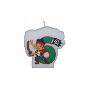 Yo Ho Jake et Les Pirates du Pays Imaginaire 6e Anniversaire Bougie