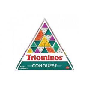 Goliath Triominos conquest original 2-4 joueurs nouveaute - dominos triangulaires - strategie famille - set jeu societe et carte