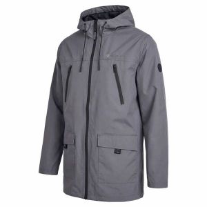 Lambretta Terrace Waterproof Hommes Parka Veste SS7817-IRON