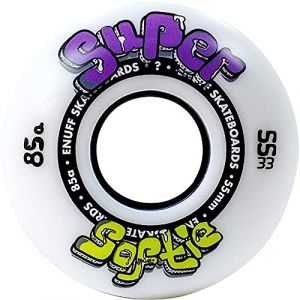 Enuff Skateboards Super Softie W els Roues Mixte, Blanc, 58mm