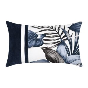 Coussin rectangulaire (50 cm) Paraiso Bleu