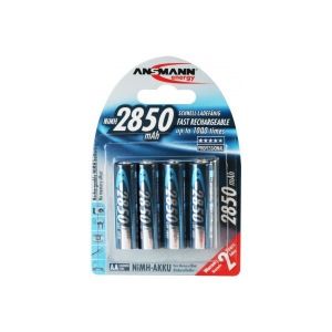 Ansmann Pile rechargeable type LR06 AA Ni-MH 2850 mAh x4