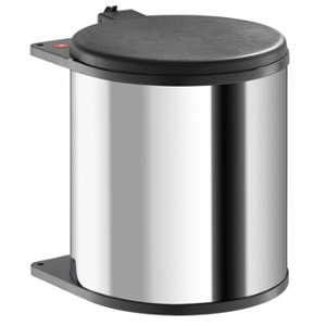 Image de Hailo Poubelle Big-Box 3715-10 - inox/brun foncé 15 litres