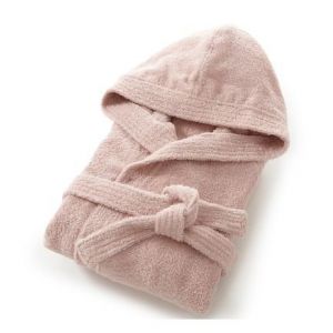 Image de Peignoir capuc, éponge 450 g/m² Rose