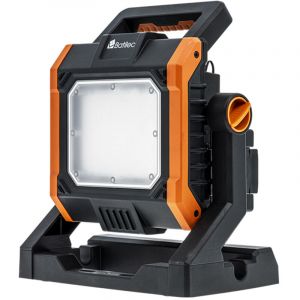 Batilec Projecteur de chantier 4000 lm + 5 adaptateurs 18-20V Compatible pour batterie Black & Decker, Bosch, Dewalt, Makita, Metabo, Milwaukee et Stanley - IP65