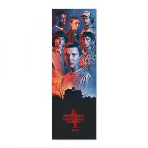 Grupo erik Poster Porte stranger things - Deco Maison, Decoration Murale, Affiche D&eacute;corative