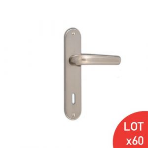 Image de Secury T Poignées LINEA clé L 185X38mm alu façon inox satiné LOT DE 60 PAIRES