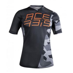 Image de Acerbis Maillot vélo MTB Combat noir/gris camouflage/orange- M