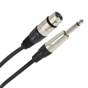 Plugger C&acirc;ble XLR Femelle 3b - Jack M&acirc;le Mono 6m Easy C&acirc;ble Micro