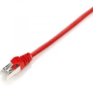 Equip Câble Réseau RJ45 S/FTP Blindé Cat.6A Rouge 0,25m