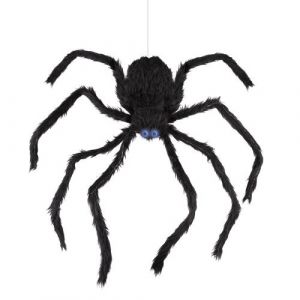 ARAIGNÉE GRIMPANTE ANIMÉE 80 CM Noir DECORATION DE FETE HALLOWEEN