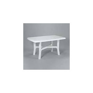 Image de Midland Garden Table de jardin rectangulaire Rodano en résine 138 x 88 x 78 cm