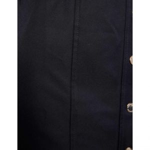 Image de Morgan Robe Double Boutonnage Unie SM 212-RVANYA, Marine, 40 Femme