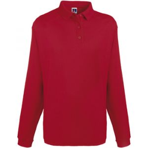 Russell Europe - Sweatshirt avec col et boutons - Homme (S) (Rouge classique) - UTRW3275